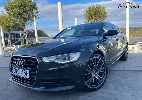 Audi A6 cena 77600 przebieg: 215000, rok produkcji 2014 z Sejny małe 529